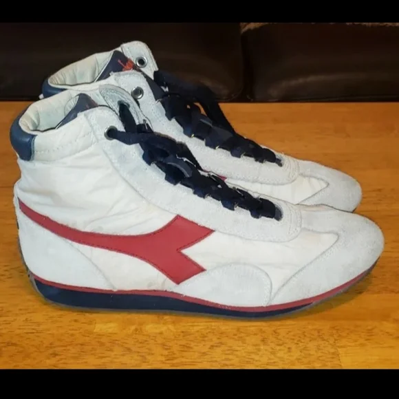 Diadora Heritage High Top Suede Sneakers - Picture 2 of 12